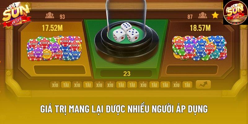 Giá trị mang lại được nhiều người áp dụng
